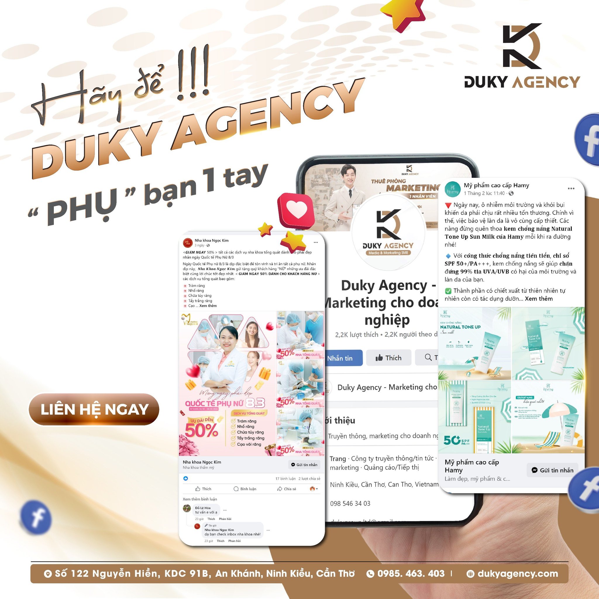 dukyagency, chăm sóc facebook cần thơ, dịch vụ chăm page cần thơ, quản ly fanpage càn thơ