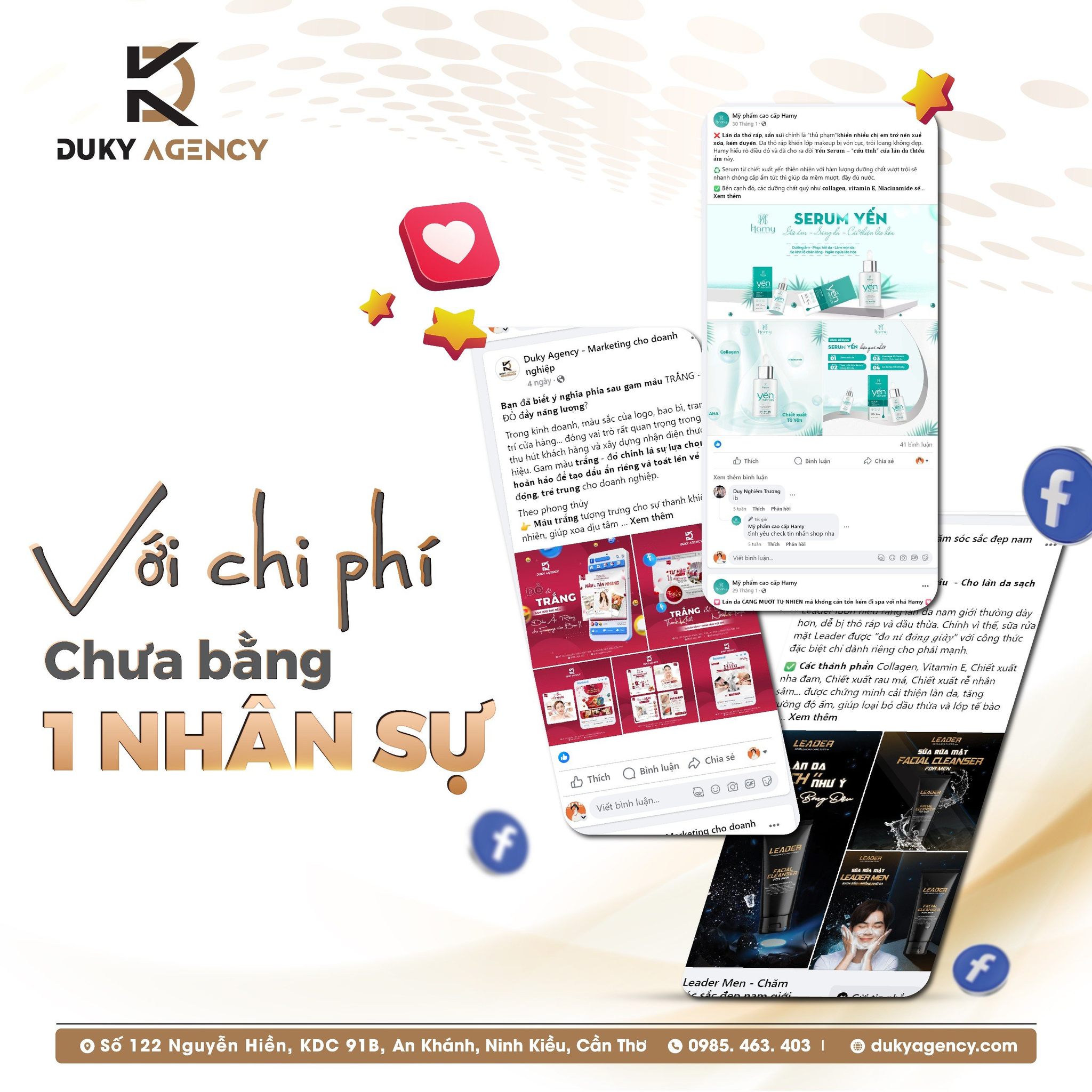 chạy quảng cáo facebook. duky agency, chạy facebook ads, dịch vụ chạy quảng cáo