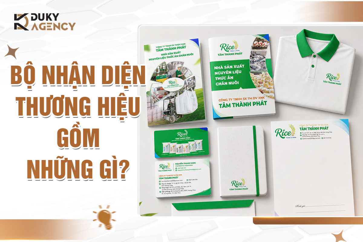 bộ nhận diện thương hiệu, thiết kế thương hiệu, marketing cần thơ, duky agency, xây dựng thương hiệu doanh nghiệp, logo doanh nghiệp, branding